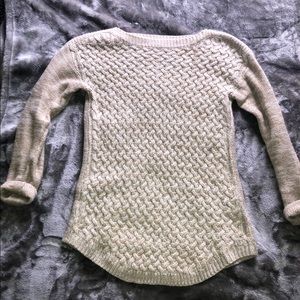 Cream knit sweater